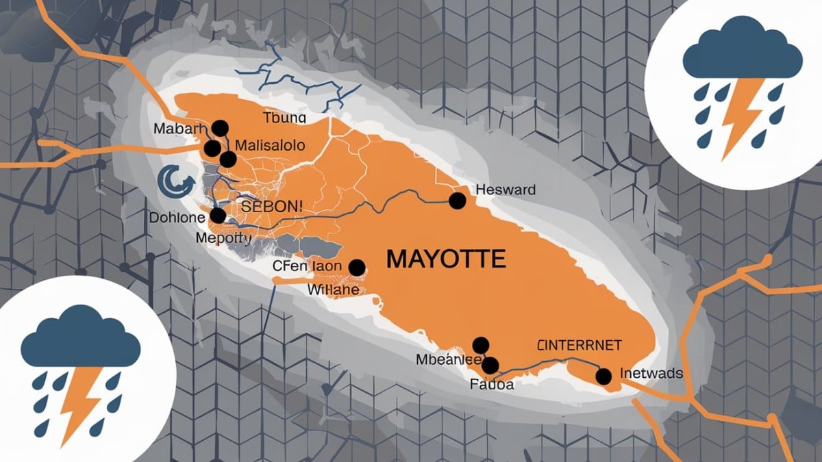 Carte météo tempête Mayotte