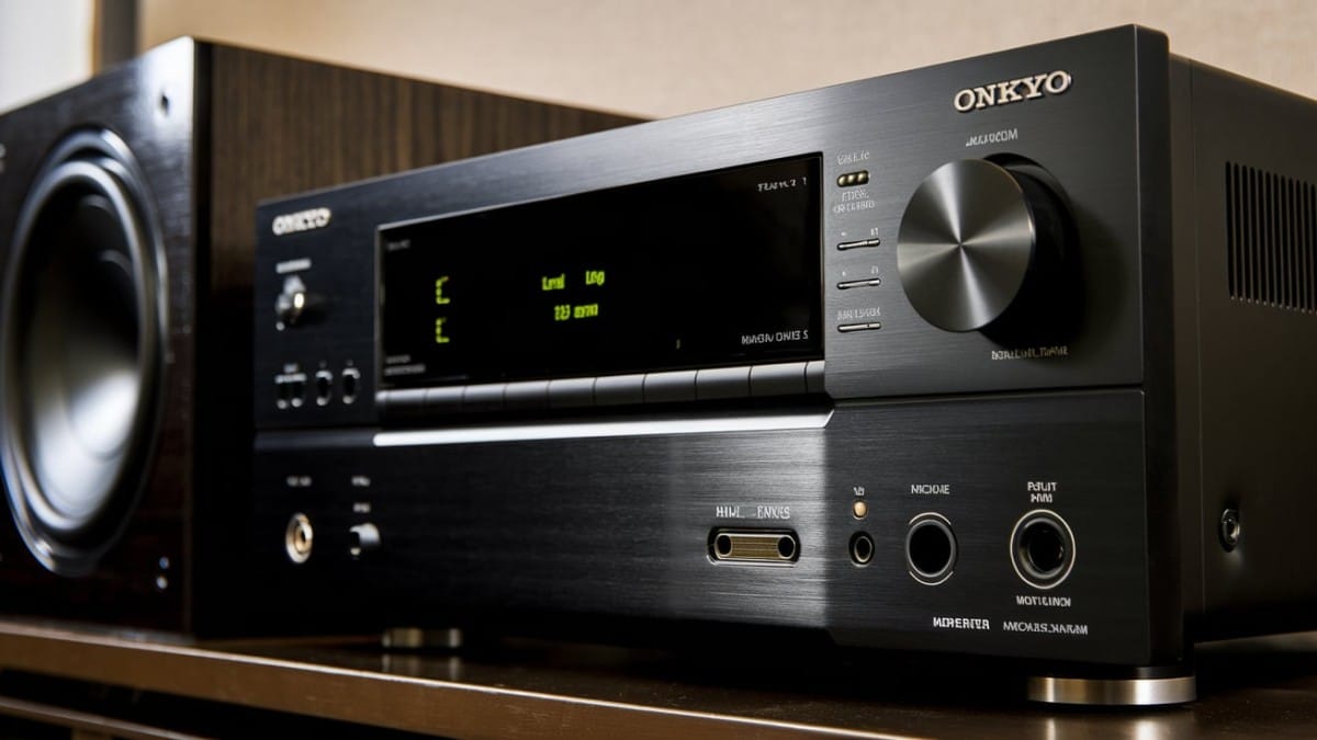 Ampli audio noir Onkyo