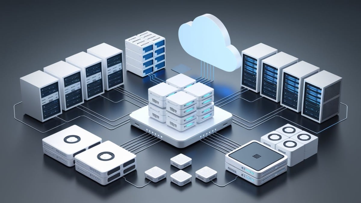 Infrastructure cloud avec serveurs