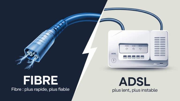 Fibre contre ADSL comparaison