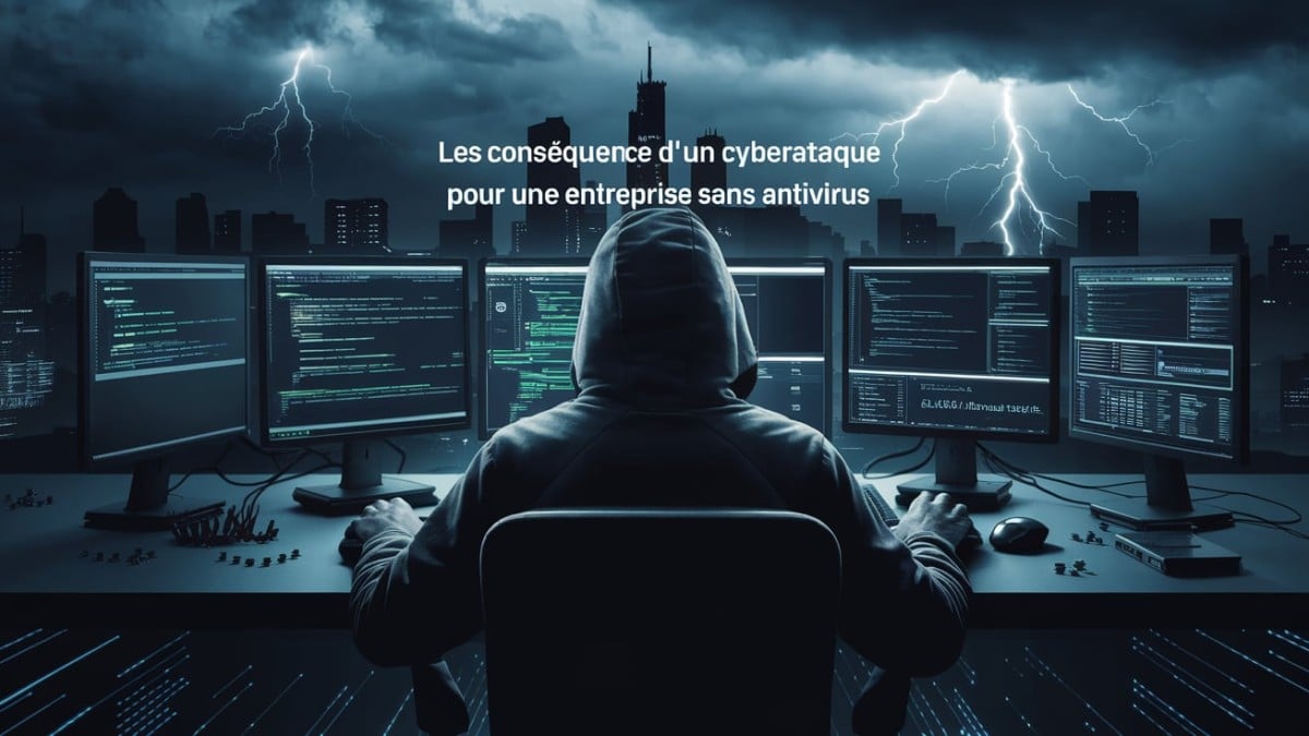 Hacker face à des écrans