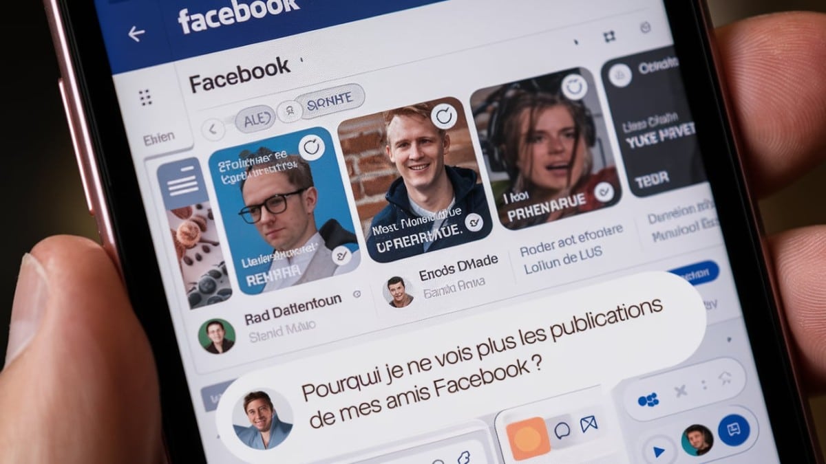 Fil d'actualité Facebook mobile