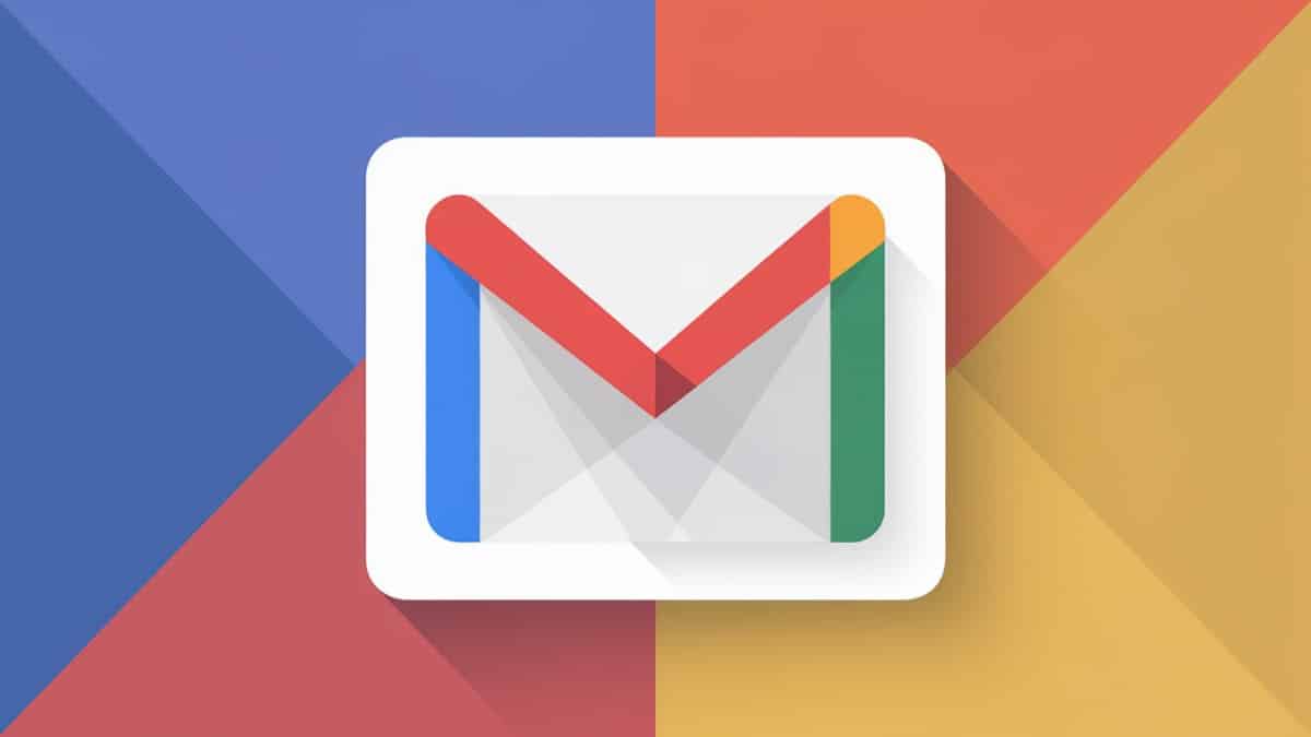 Logo Gmail avec design coloré