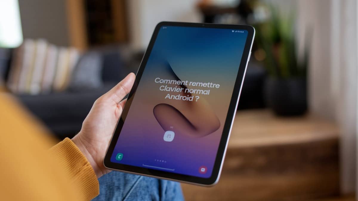 Réinitialisation clavier Android tablette