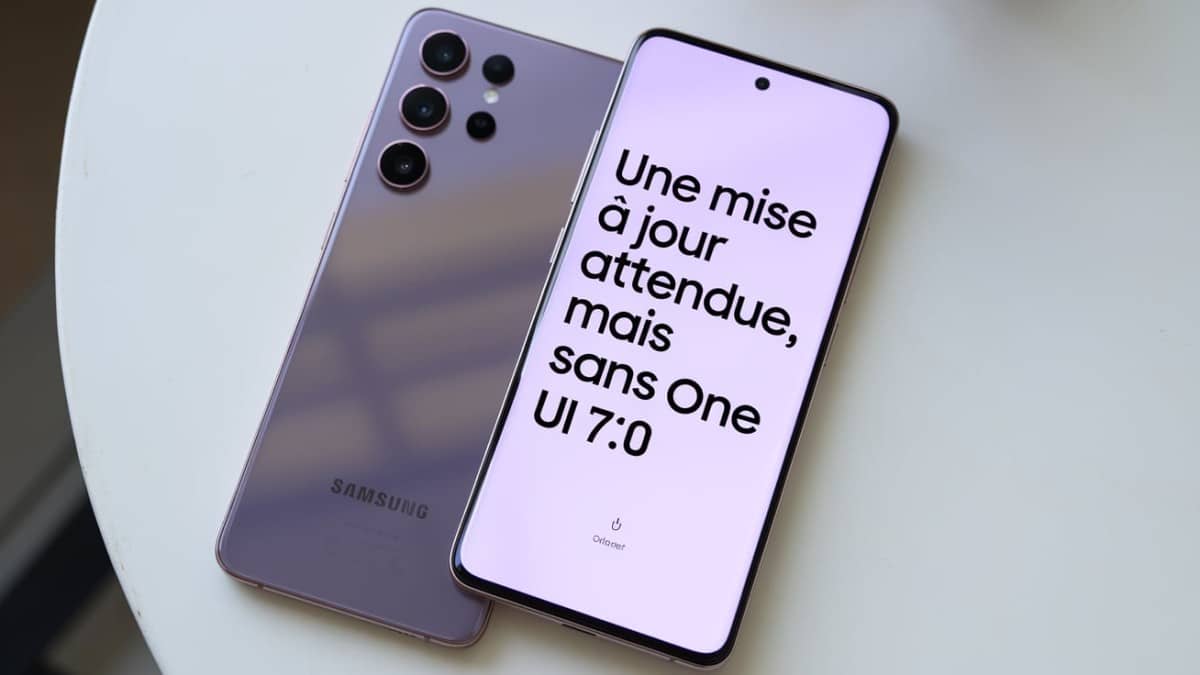 Samsung écran mise à jour