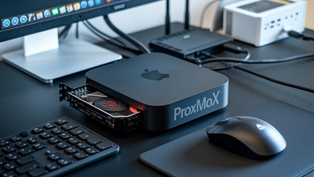 Serveur ProxMox sur bureau