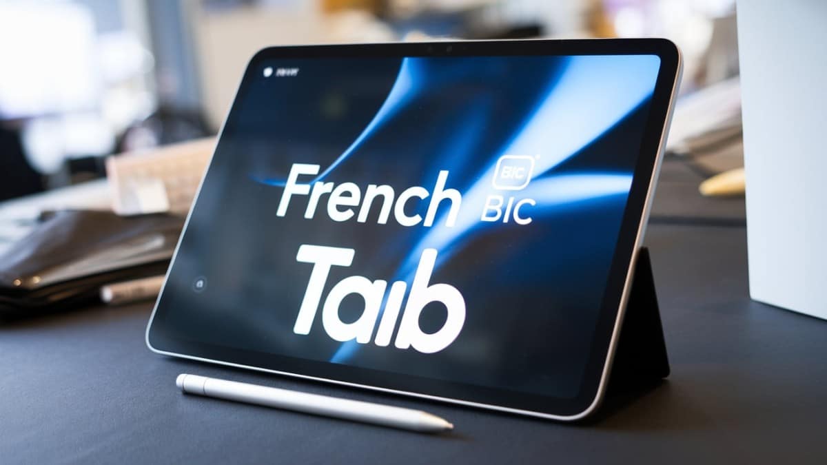 Écran tablette French Tab