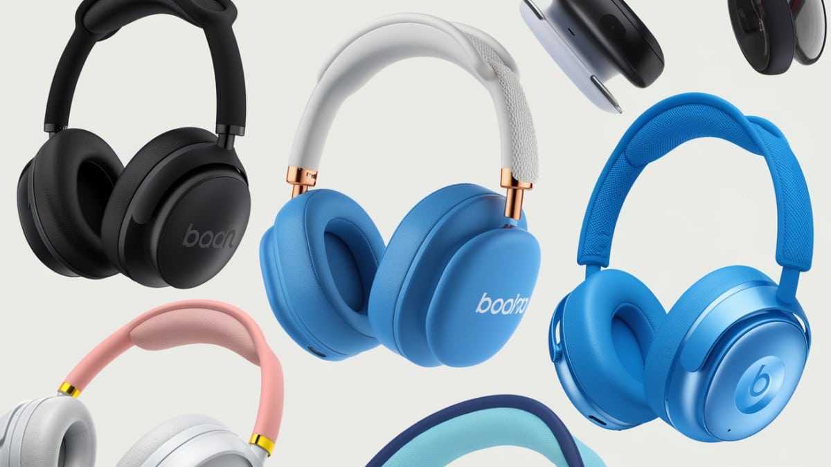 Casques audio design variés