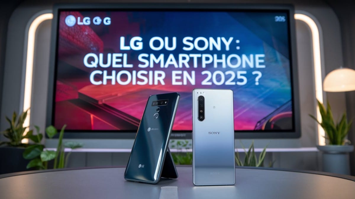 Smartphones LG et Sony