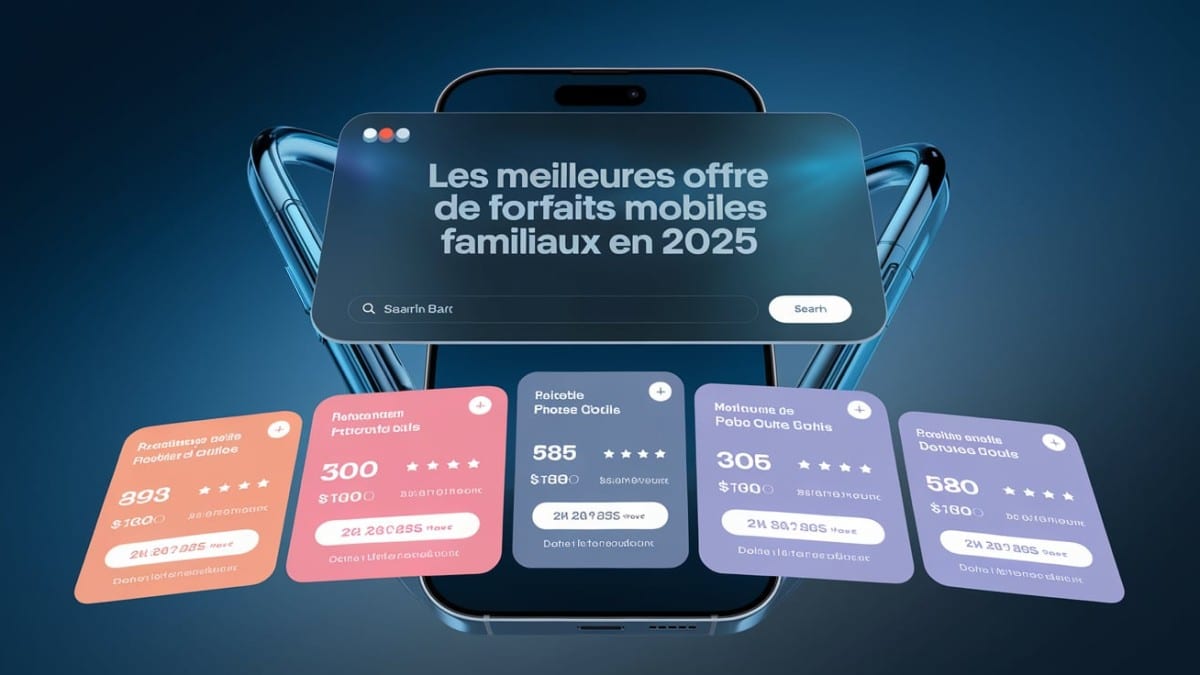 Offres forfaits mobiles famille