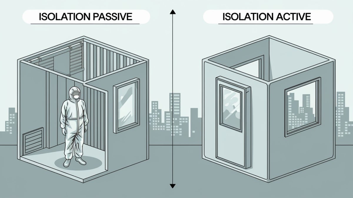 Différences isolation passive active