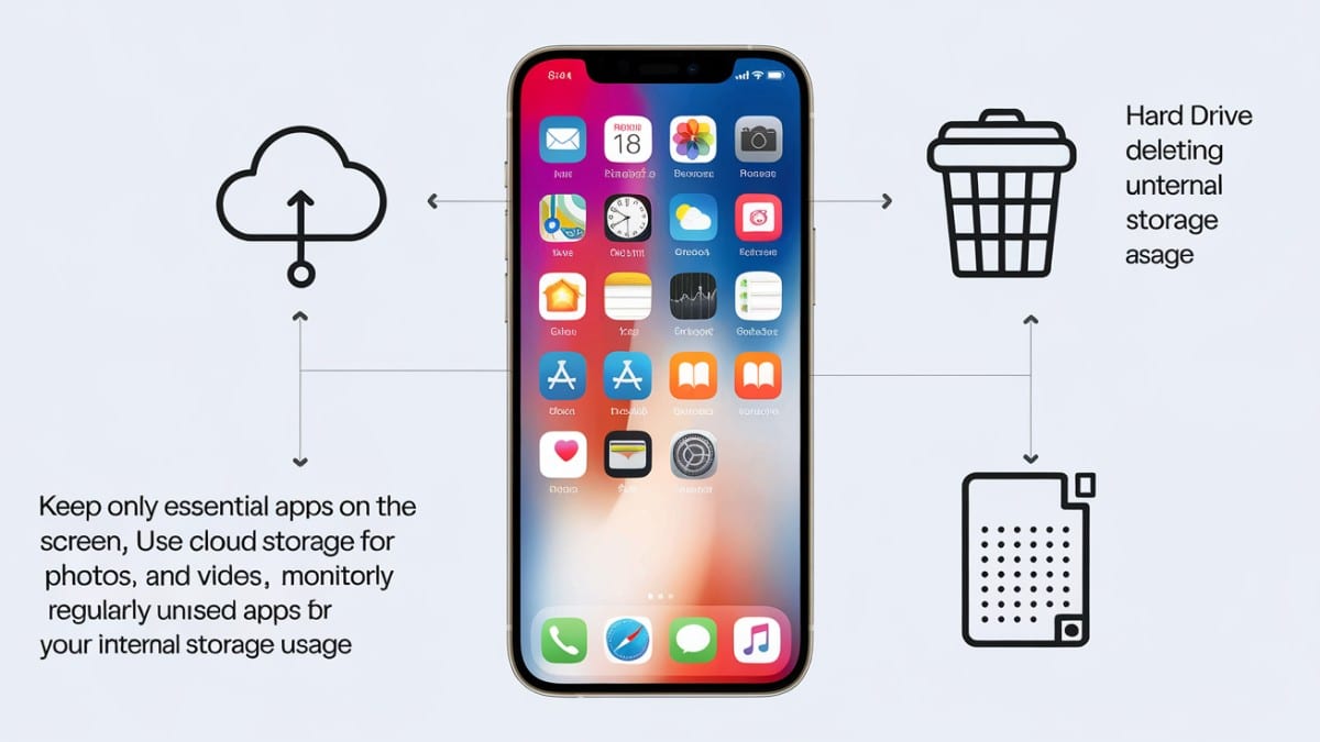 Optimisation stockage smartphone apps