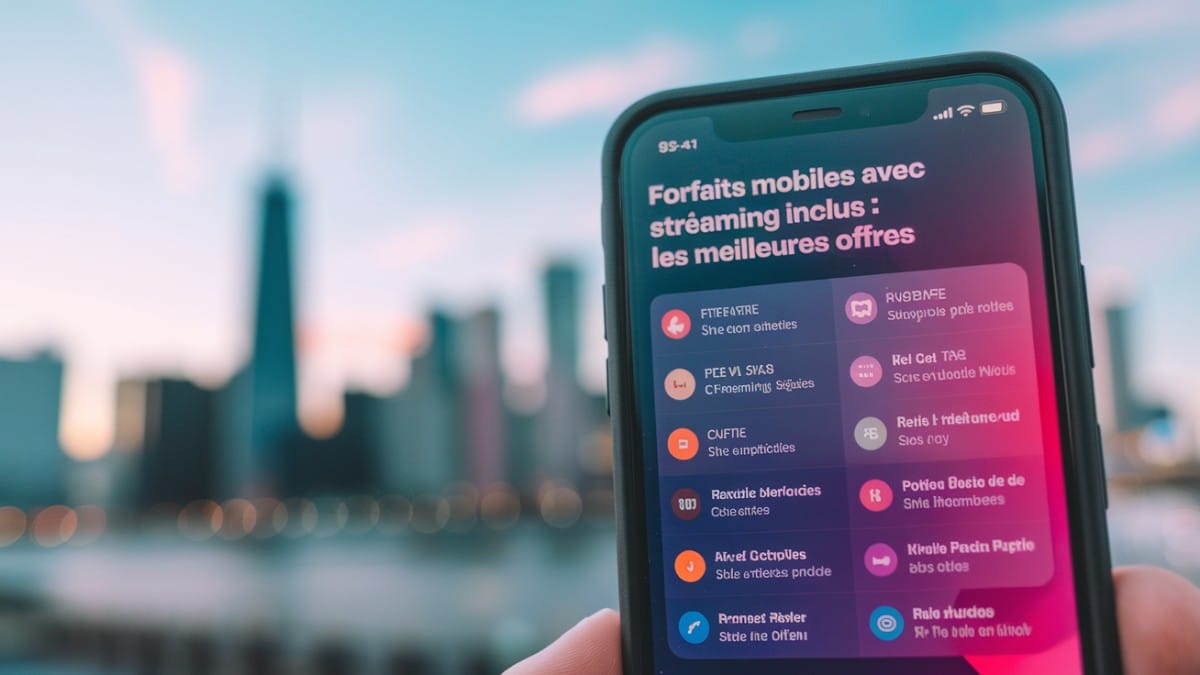 Smartphone avec forfait streaming
