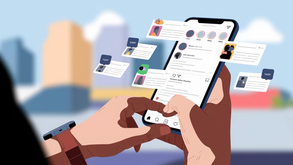 Utilisation d’un smartphone social