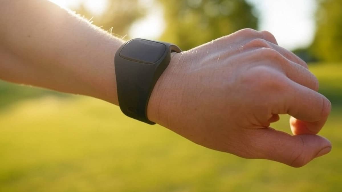 Bracelet intelligent au poignet