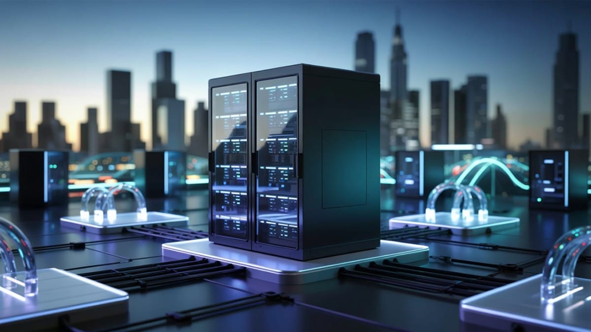 Serveur dans ville connectée