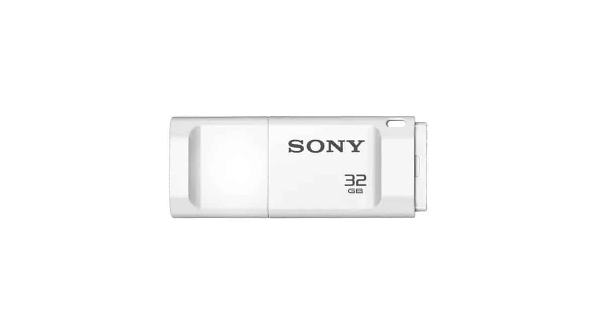 Clé USB Sony blanche