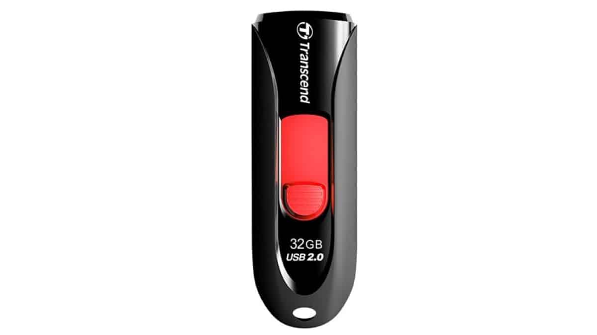 Clé USB Transcend noire