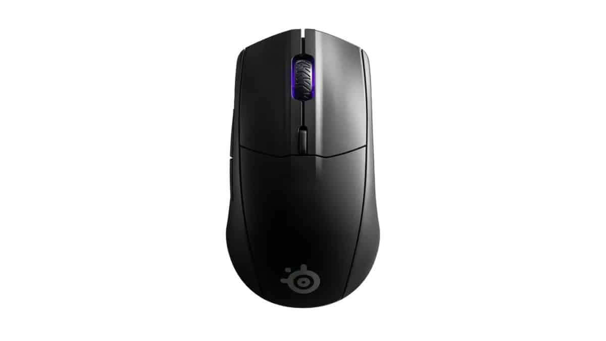Souris SteelSeries noire ergonomique